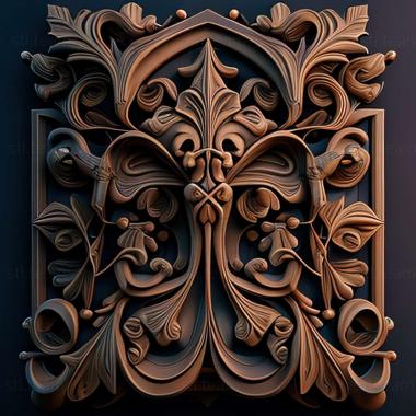 3D model Gothic (STL)